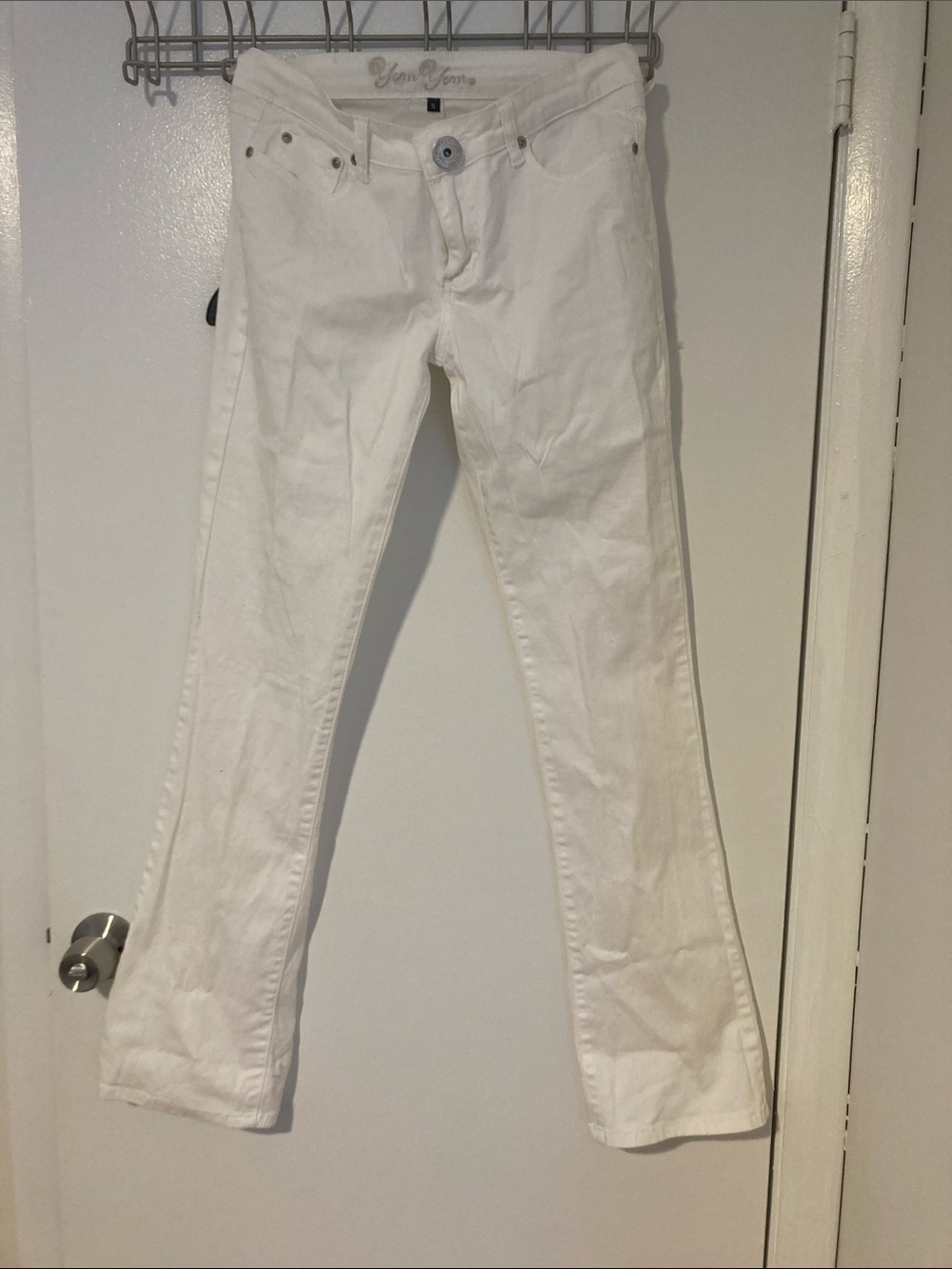 White Straight Leg Women’s Jeans -